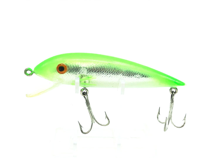 Cordell Minnow Bait, Fluorescent Green/Silver Insert Color
