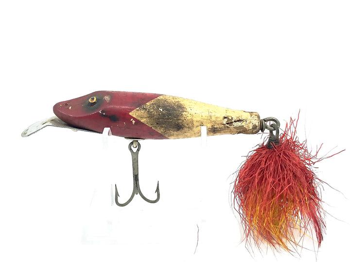 South Bend Baby Pike-Oreno Red & White Color