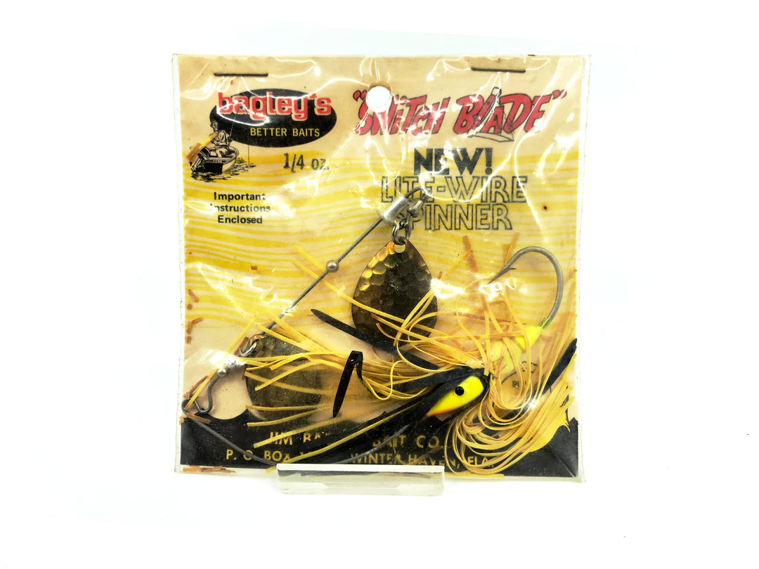 Bagley Switch Blade Spinner 1/4oz, Chartreuse Color