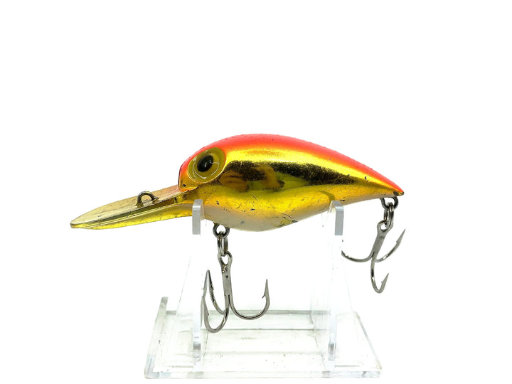 Storm Magnum Wiggle Wart AV109, Metallic Gold/Fluorescent Red Color