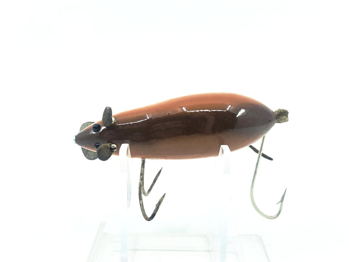 Heddon Meadow Mouse L-Rig, Repainted Brown Mouse Color