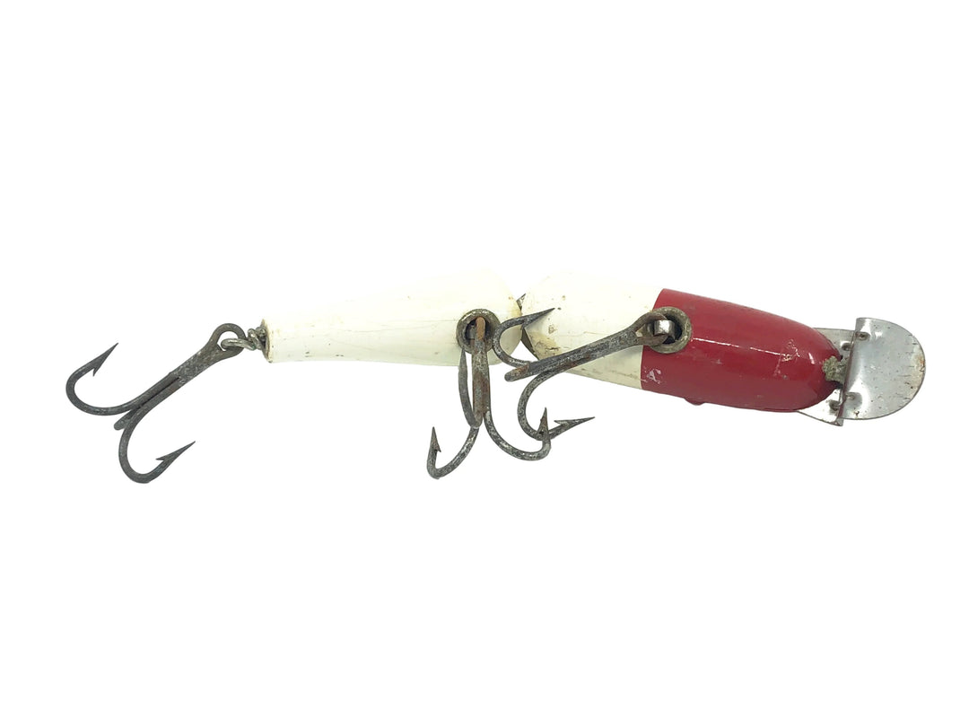 Creek Chub Jointed Husky Pikie 3000, Red Head/White Color 3002