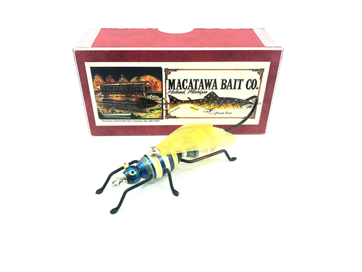 Macatawa Bait Co. Blue Bee Lure w/Box