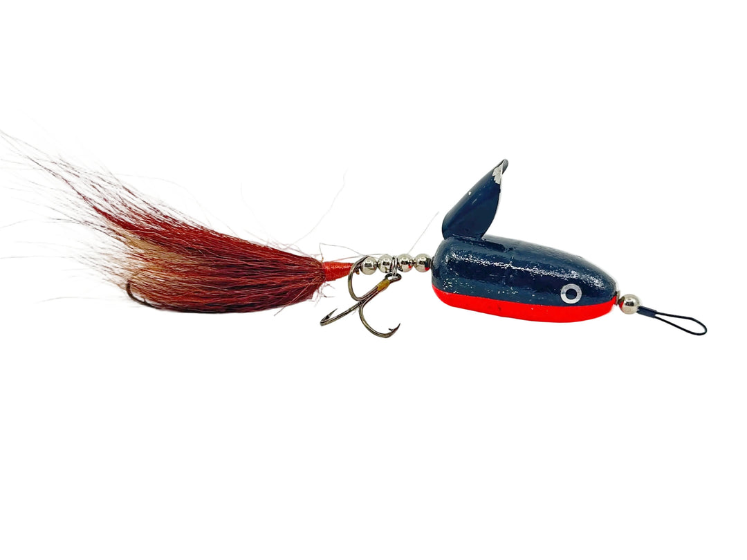 Spinjack Type Hybrid Lure, Black/Orange Color