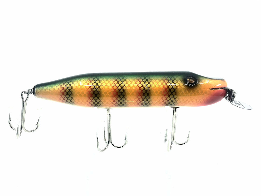 Musky Dan (XXX Lures) Husky Pikie, Perch Scale Color