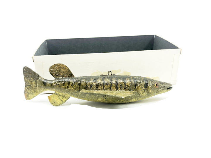 Macatawa Bait Co. Early Muskellunge Spearing Decoy with Box