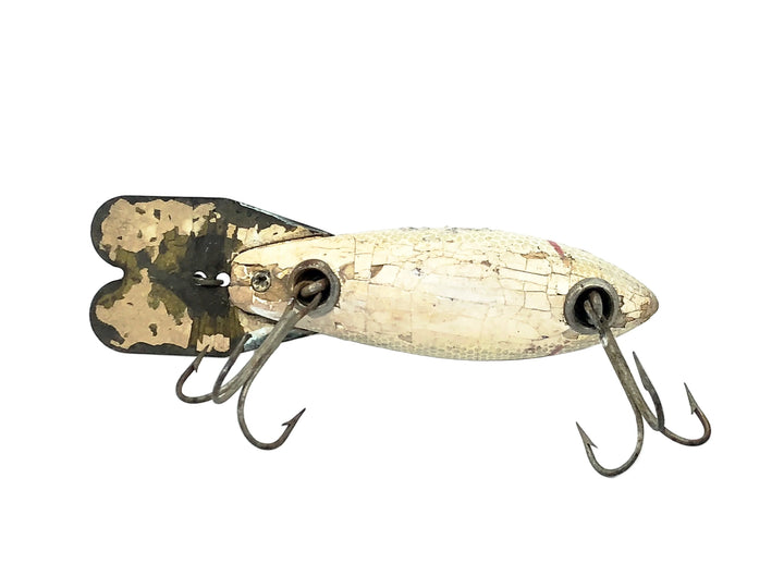 Wooden Bomber 600 Series, Color #40 Silver Shad
