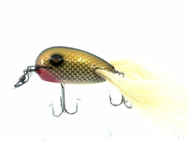 Musky Dan (XXX Lures) Husky Dingbat, Yellow/Black Back & Scale