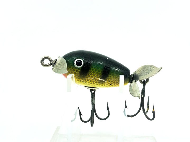 Shakespeare Midget Spinner, Green Perch Color