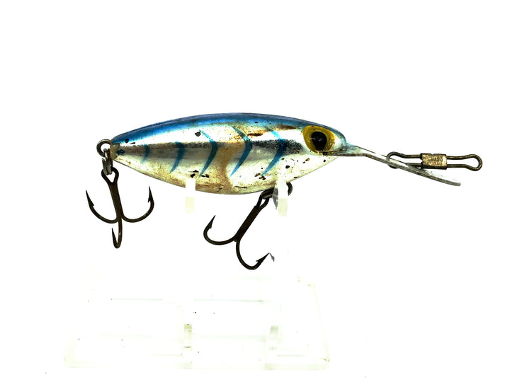 Storm Thin Fin Rattle Tot RH112, Metallic Silver/Blue Herringbone Color