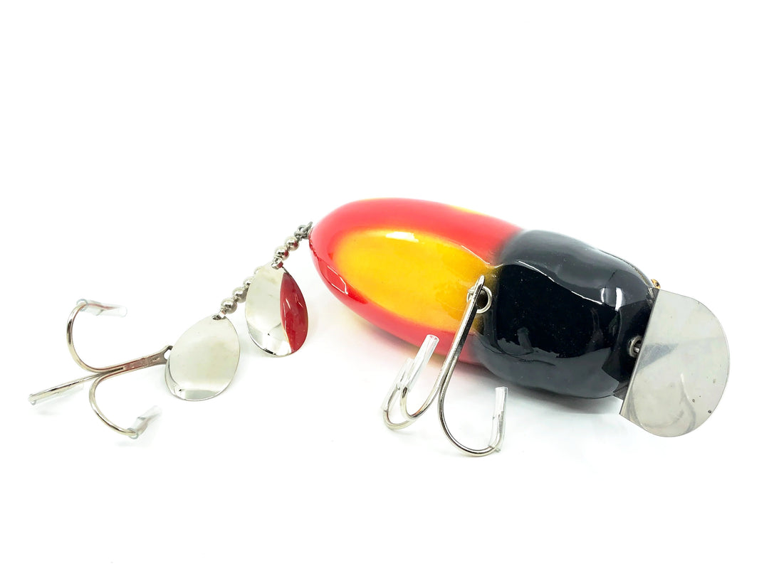 Musky Dan (XXX Lures) Monster Beetle, Red Beetle Color w/COA