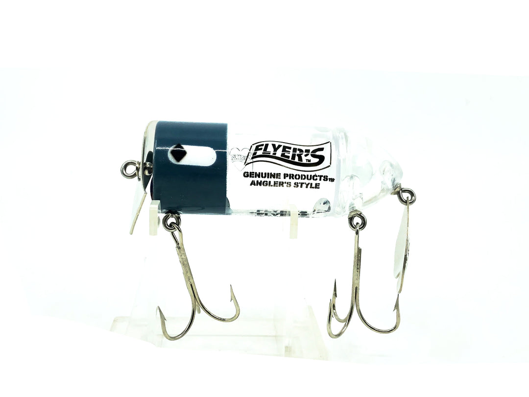 Flyer's Japanese Surface Lures, Clear/Blue Head Color