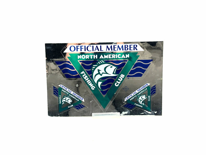 North American Fishing Club Official Member Sticker Trio