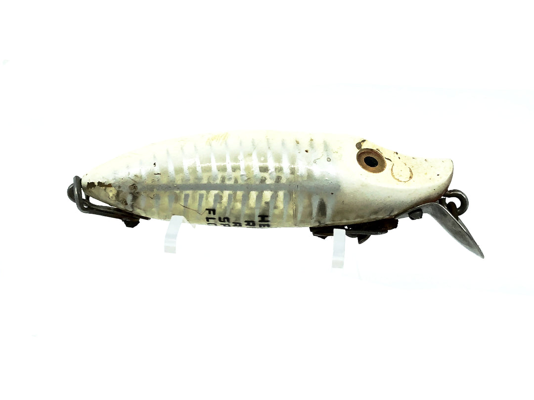 Heddon River Runt Spook Floater 9400, XRW White Shore Minnow Color