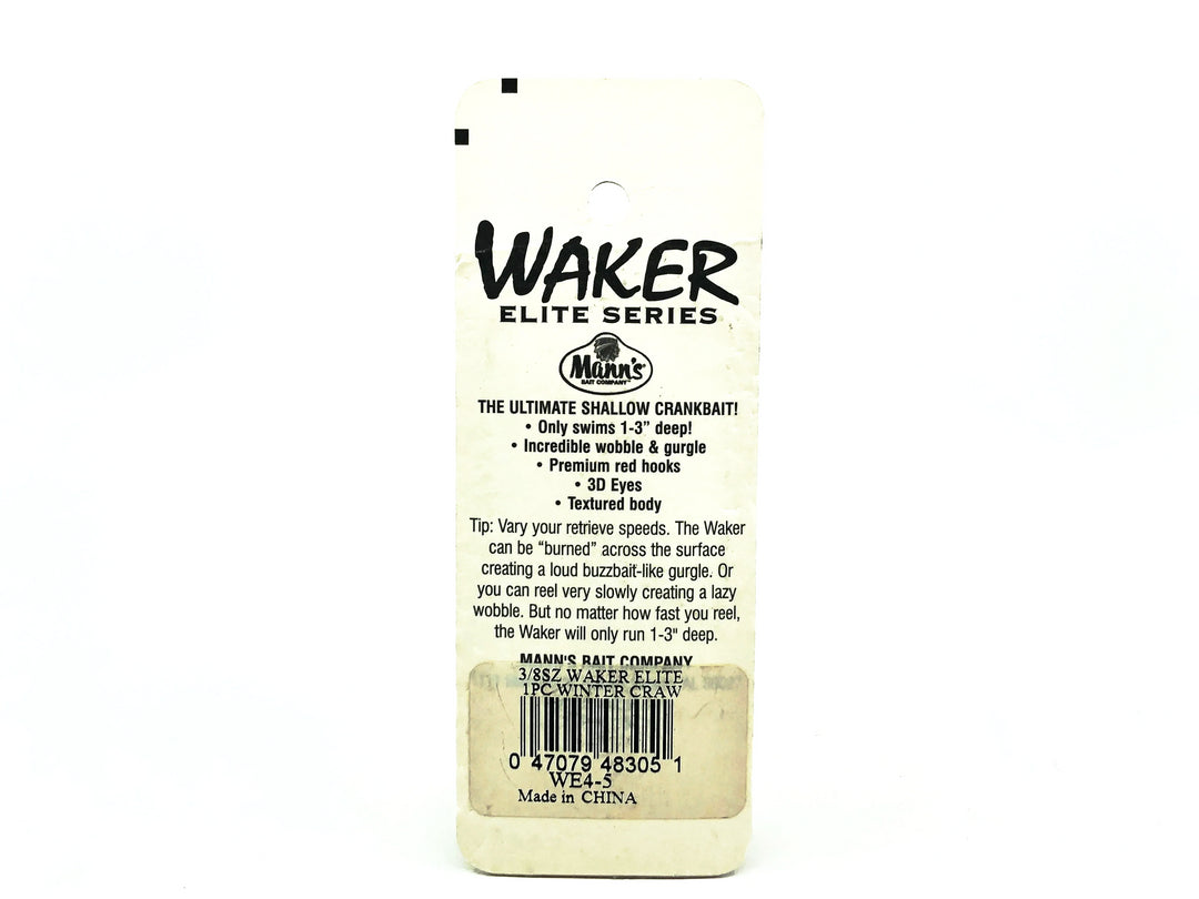 Mann's Elite Waker, Winter Craw Color