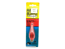 Rainbow Plastics A-Just-A Bubble Bobber, Red Color on Card