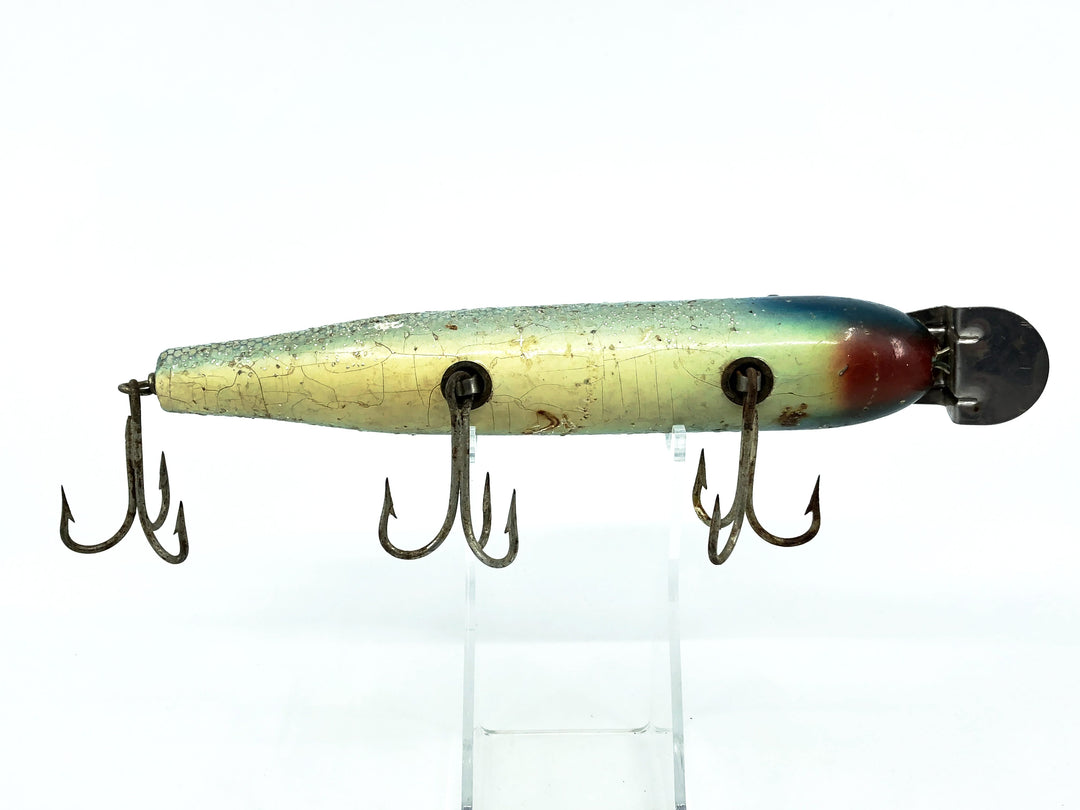 Creek Chub Wooden Giant Straight Pikie 6000, #34 Blue Flash Color