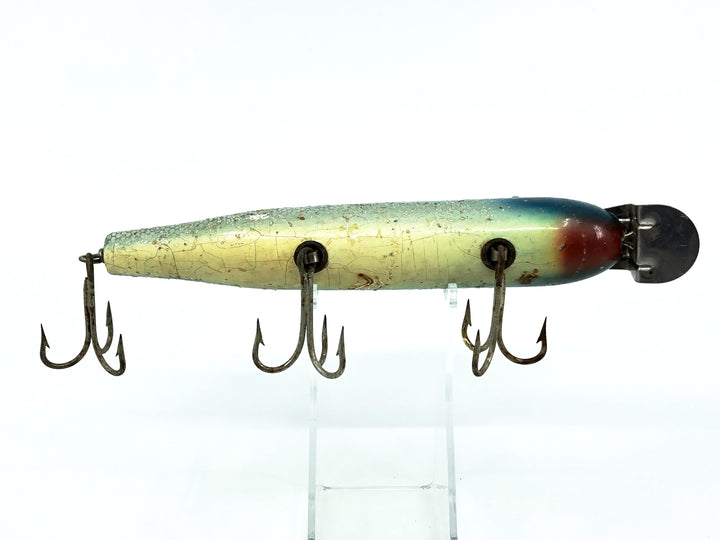 Creek Chub Wooden Giant Straight Pikie 6000, #34 Blue Flash Color