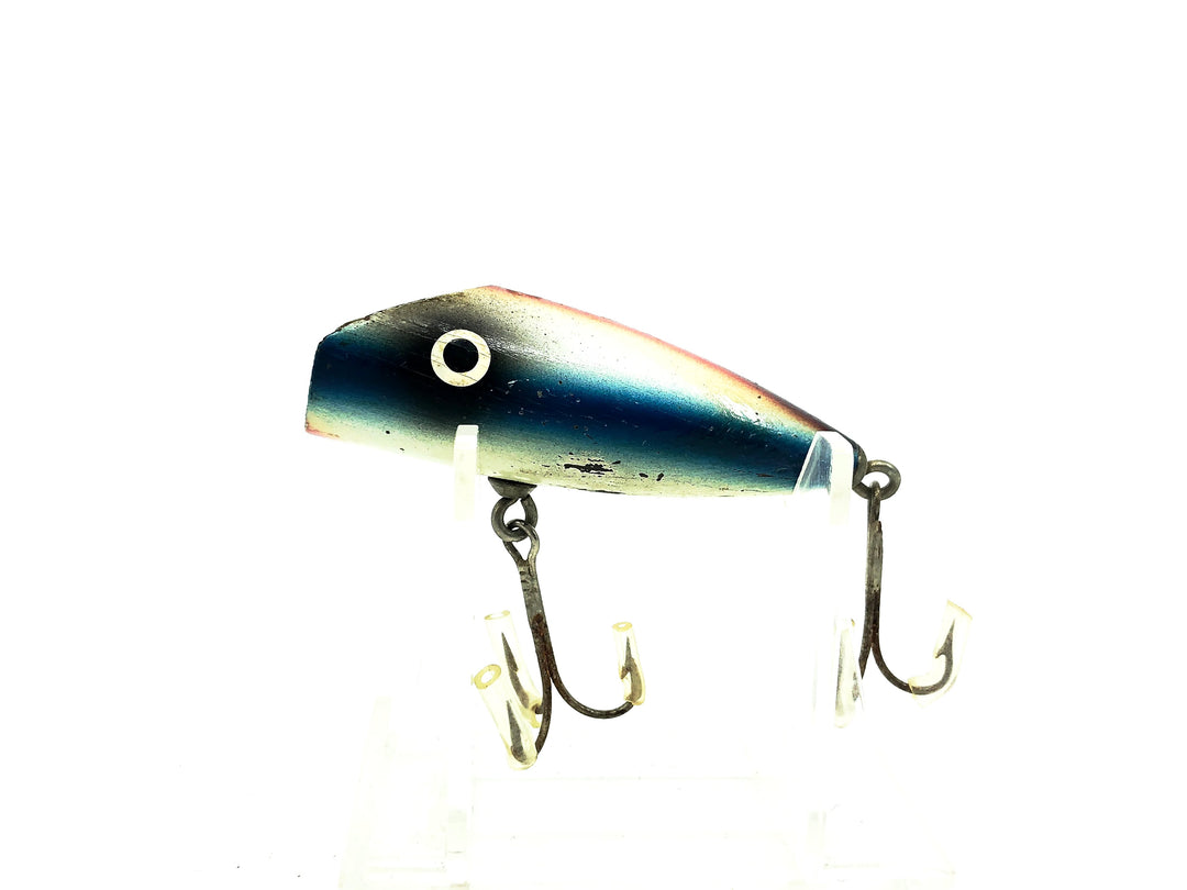 Eppinger Dardevle Osprey Bass Plug, White/Red, Blue, Black Stripes Color
