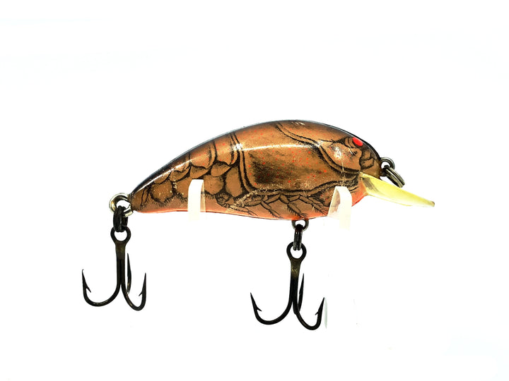 Bomber Model A 2A, XC3 Light Brown Crawfish/Orange Belly Color Screwtail