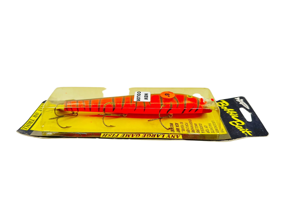 Bobbie Bait 8" Jerk Bait, Perch Color on Card