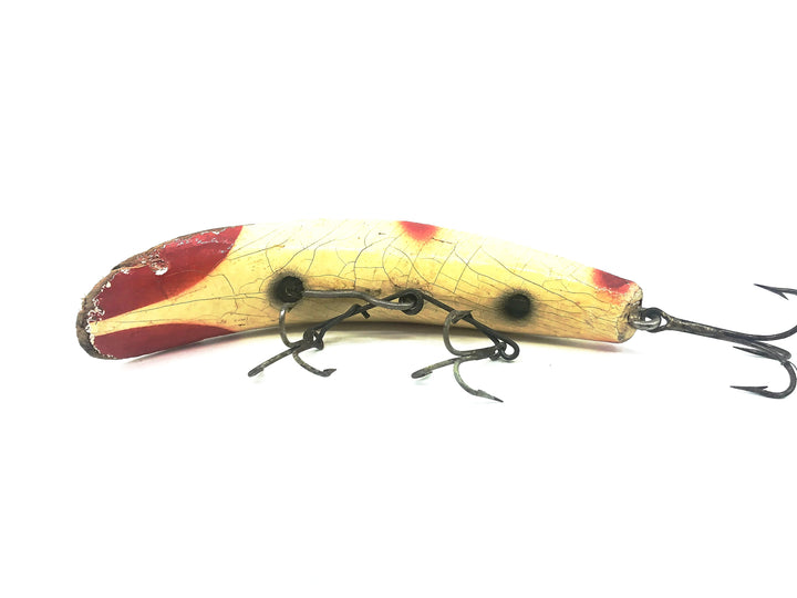 Helin Wooden Flatfish M2, WB White/Black Stripe Color