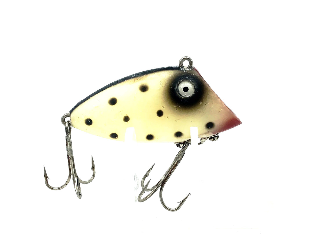 Tackle Industries Swimmin Minnow, White/Black Dots Color