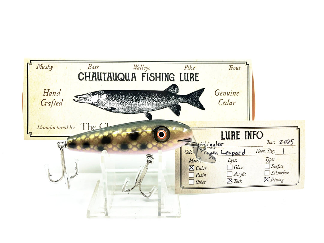 Chautauqua Wiggler, Brown Leopard Color