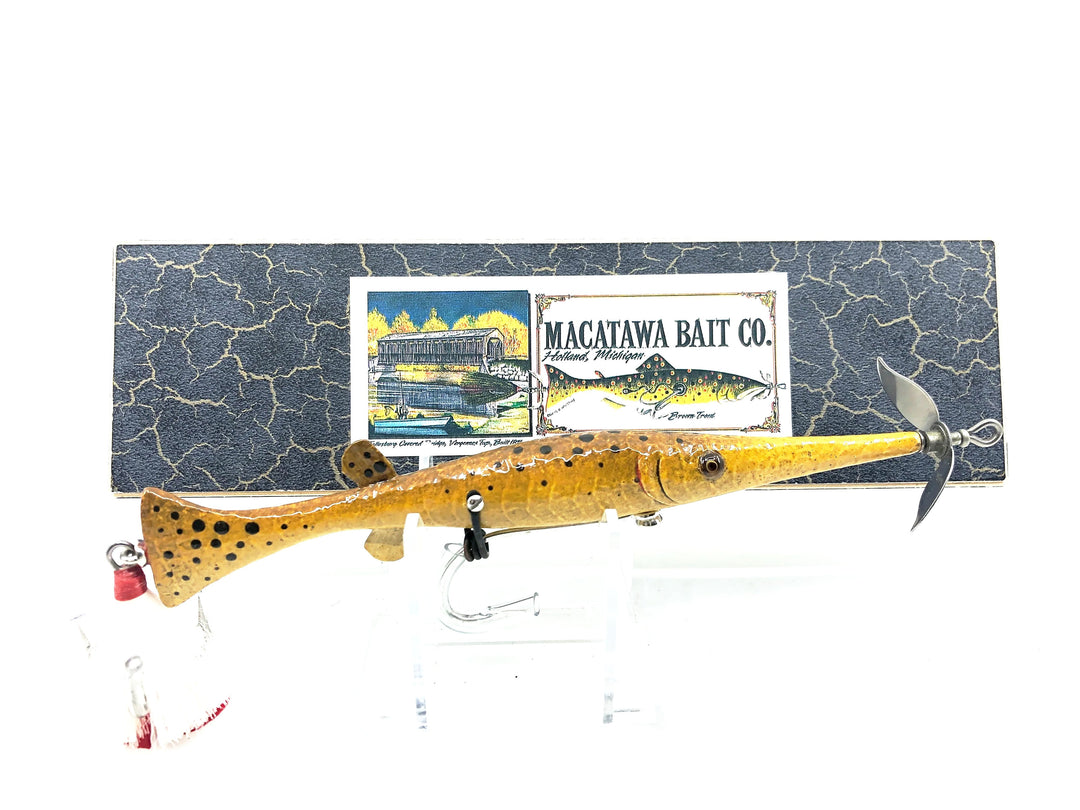 Macatawa Bait Co. Spotted Gar Minnow 6" Lure w/Box
