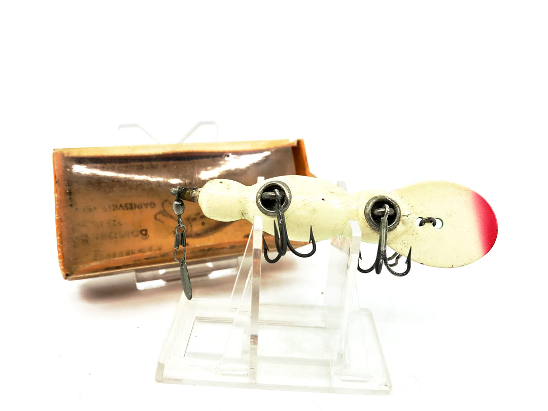 Bomber Wooden Water Dog 1500, #43 Green Shad Color with Box