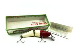 Creek Chub Baby Jointed Pikie 2700, Red White Color 2702 with Box