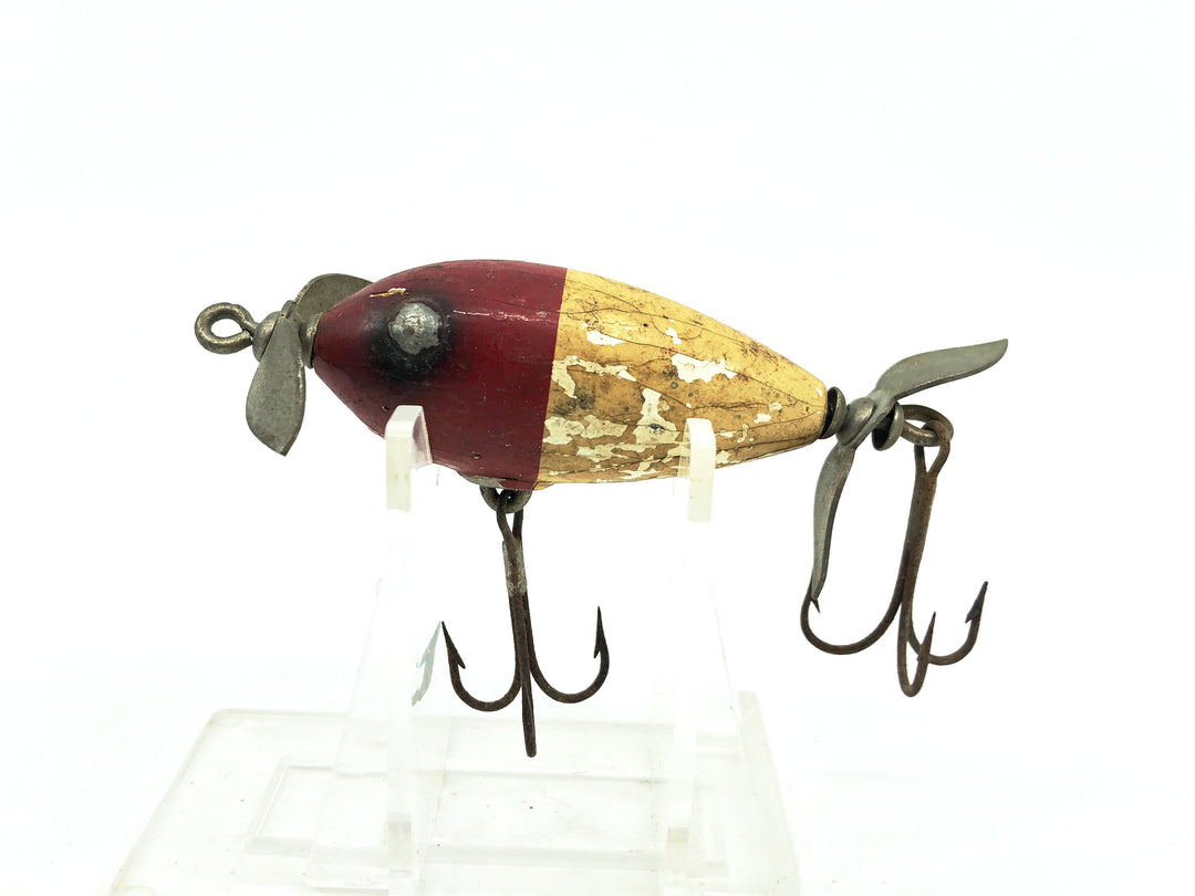 Paw Paw Spinning Sunfish 1300, #04 White/Red Head Color