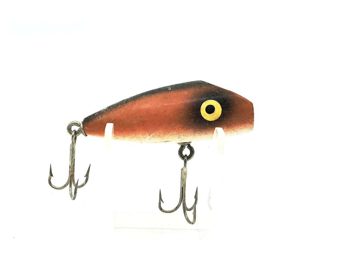 Eppinger Dardevle Osprey Bass Plug, Brown/Black Back Color