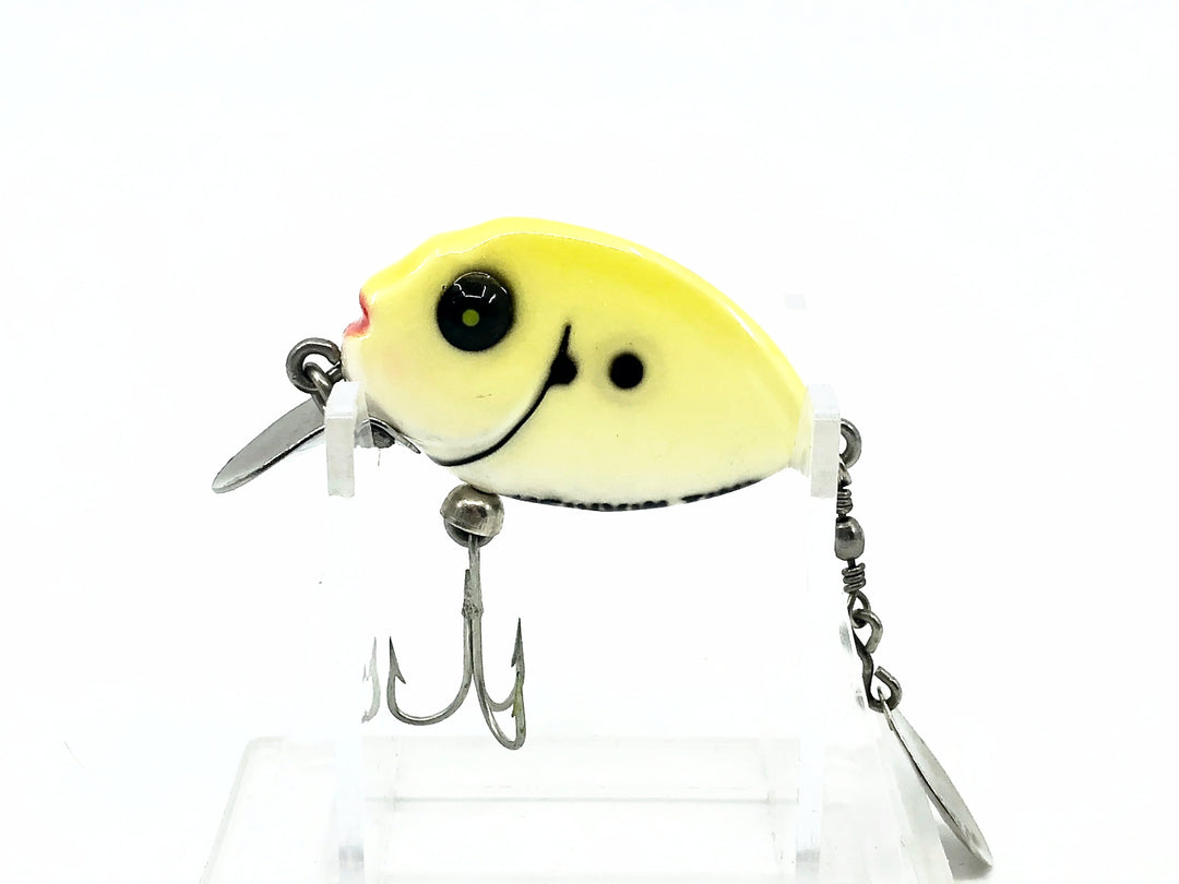 Heddon Punkin Spin 382 YPR Yellow Back Pearl Belly Color