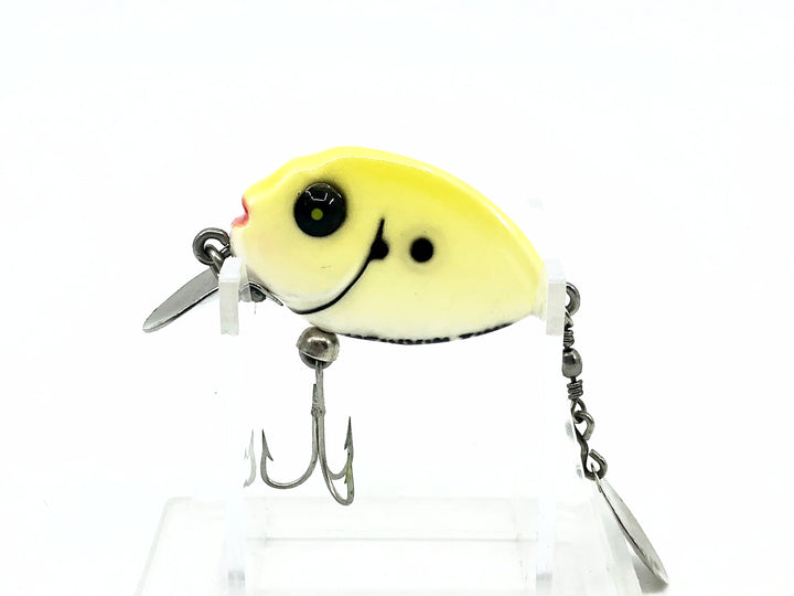 Heddon Punkin Spin 382 YPR Yellow Back Pearl Belly Color