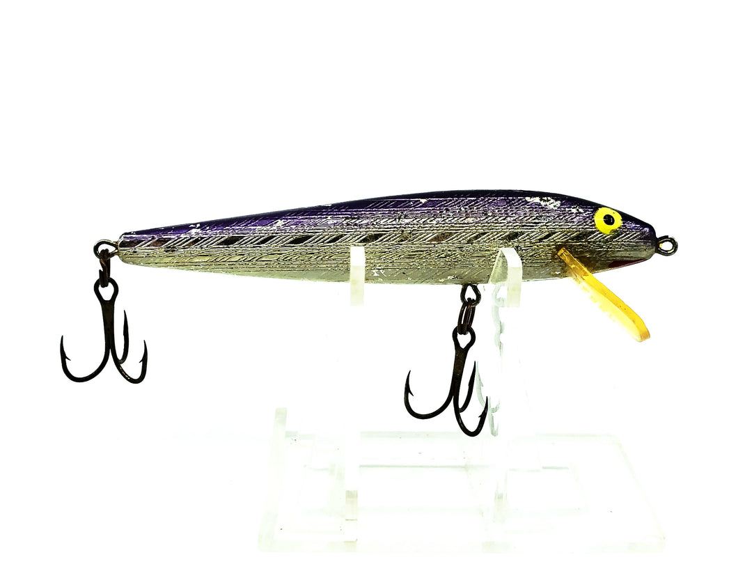 Rebel Floating Minnow F10, #05 Silver/Purple Back Color