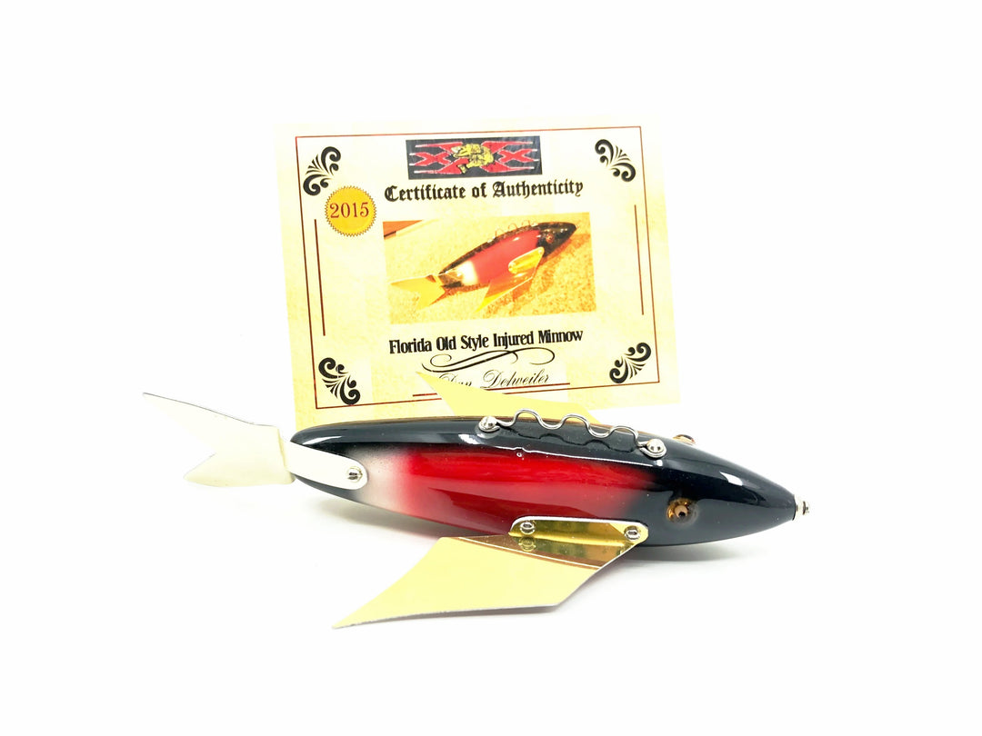 Musky Dan (XXX Lures) Batwing Decoy, Red Wing Blackbird Color w/COA