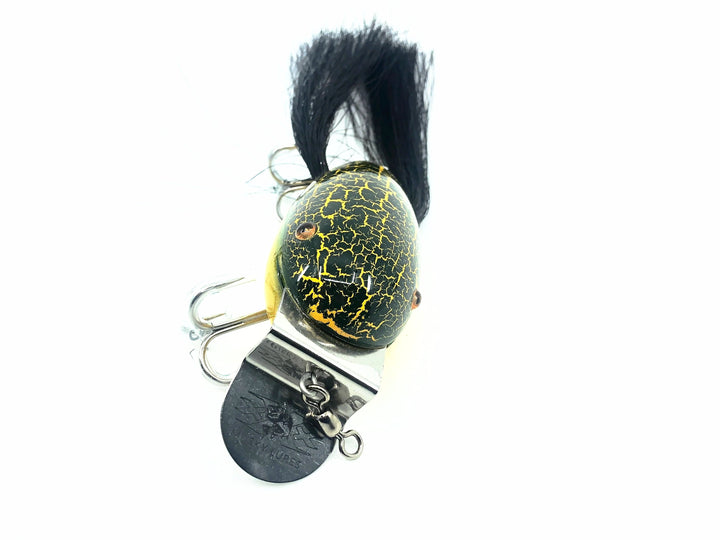Musky Dan (XXX Lures) Giant Dingbat 3 3/4", Frog Crackle Back