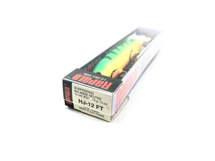 Rapala Husky Jerk HJ-12, FT Fire Tiger Color with Box -Older Color