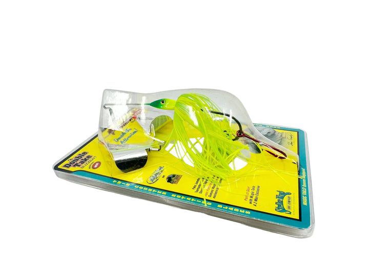 Strike King The Double Take Buzzbait 1/2oz, Green/Chartreuse Color on Card