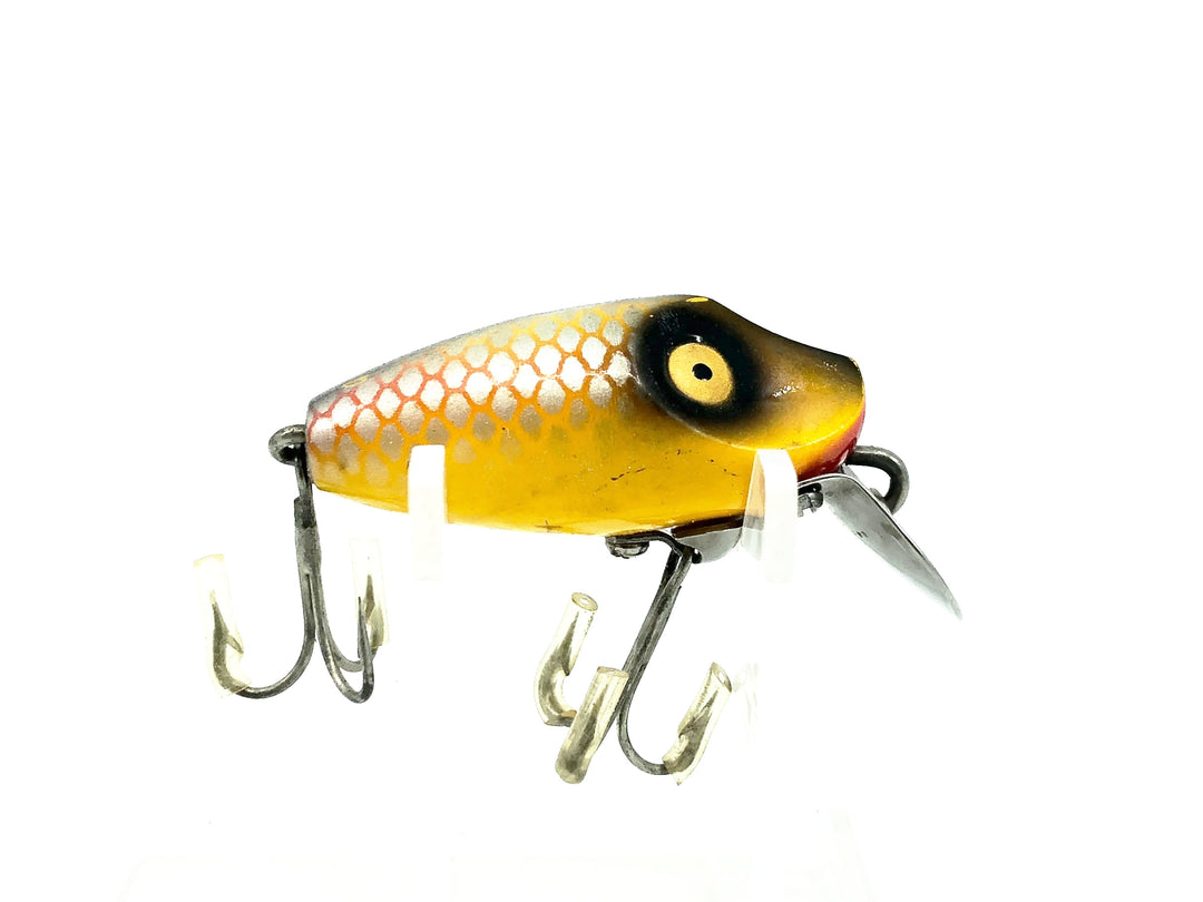 Heddon Midgit Digit River Runt Spook 9020, PG Golden Shiner Color