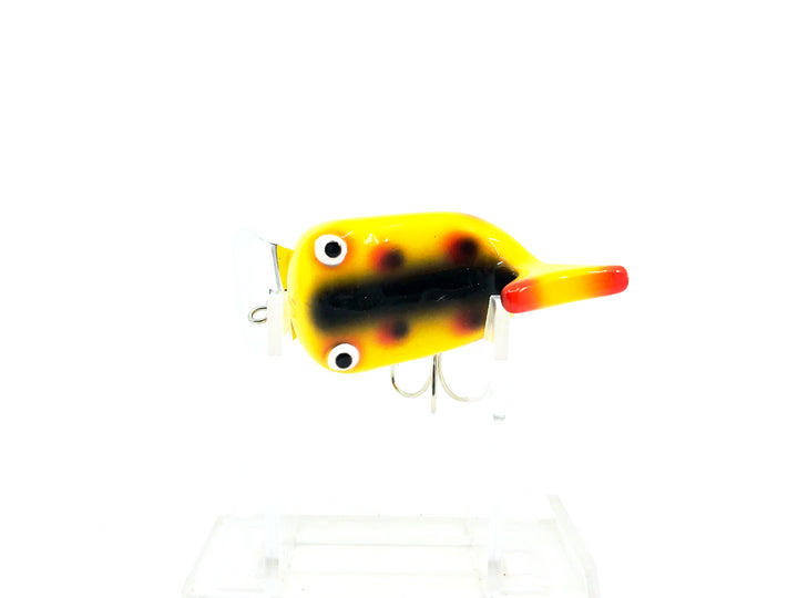 Plastic Image Up-Tail Hi-Tail Imitation, Yellow/Red Spots Color