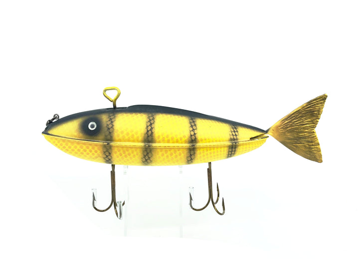 Musky Dan (XXX Lures) Custom Painted Old Wind-Up Fish Toy w/COA