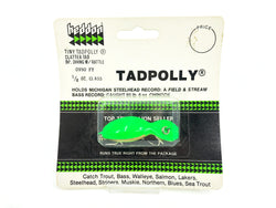 Heddon 0990 Tiny Clatter Tad Tadpolly Spook, FY Chartreuse Mullet Color