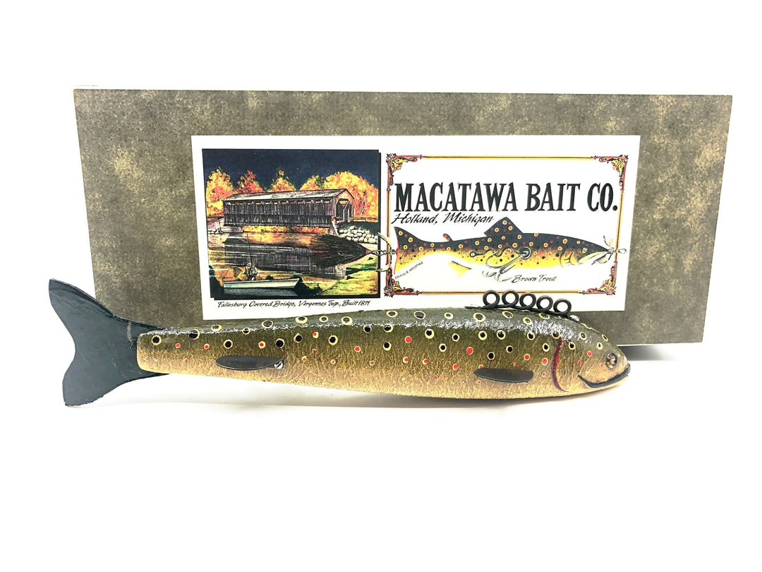 Macatawa Bait Co. Chautauqua Brown Trout Decoy w/Box