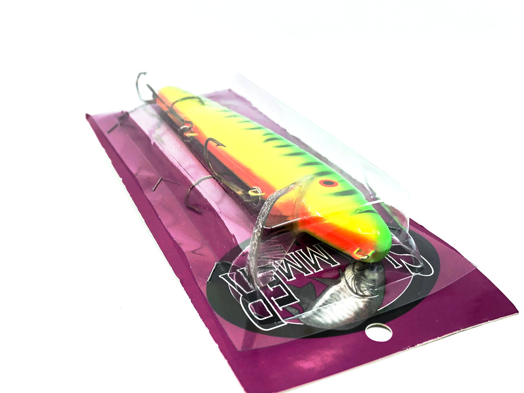 Slammer 8" Musky Lure, Firetiger Color New on Card Old Stock