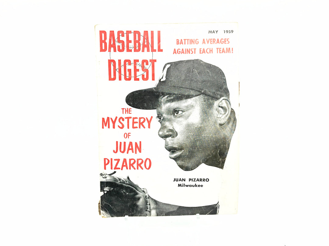 Vintage May 1959 Baseball Digest The Mystery of Juan Pizarro
