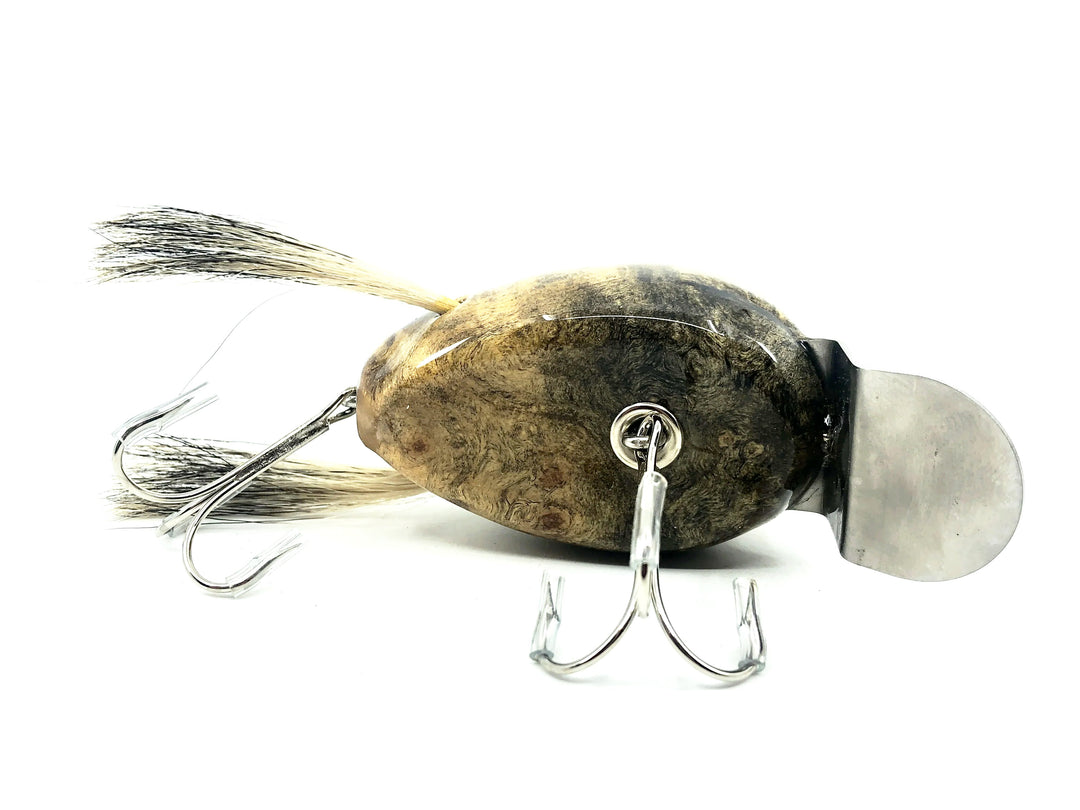 Musky Dan (XXX Lures) Dingbat 2 3/4", Buckeye Burl w/COA