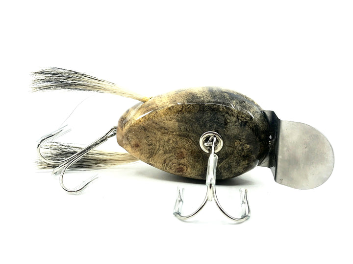 Musky Dan (XXX Lures) Dingbat 2 3/4", Buckeye Burl w/COA