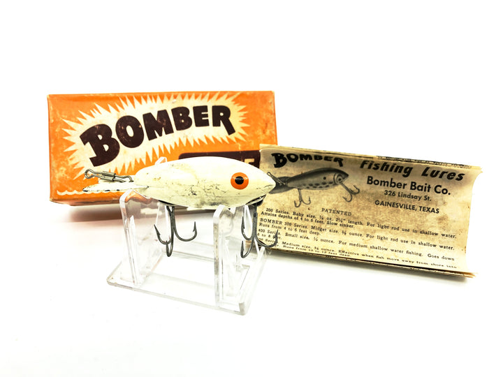 Vintage Wooden 400 Bomber, #01 White Color with Box